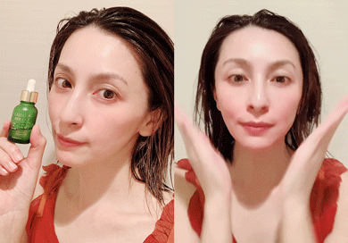 商品を持つ手