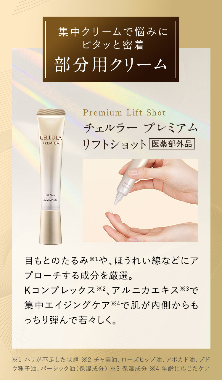 チェルラー プレミアム リフトショット