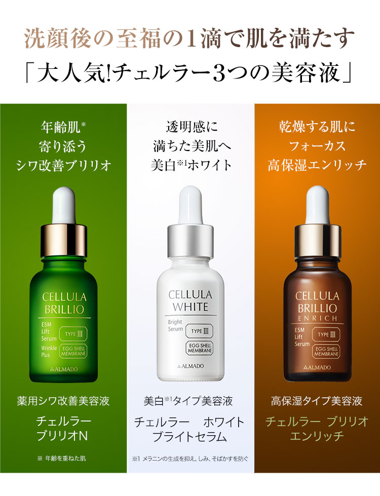 チェルラー美容液 3種セット