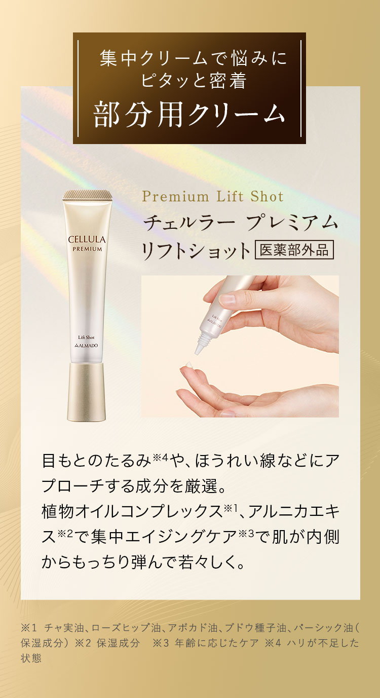 チェルラー プレミアム リフトショット