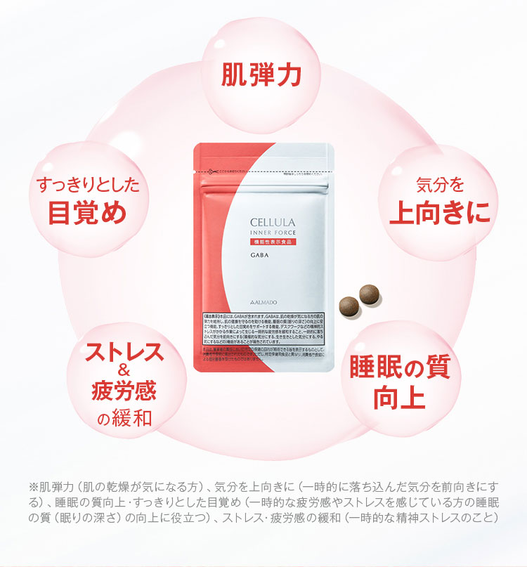 肌の弾力維持や健康管理に必要な栄養素がこれ1つに！