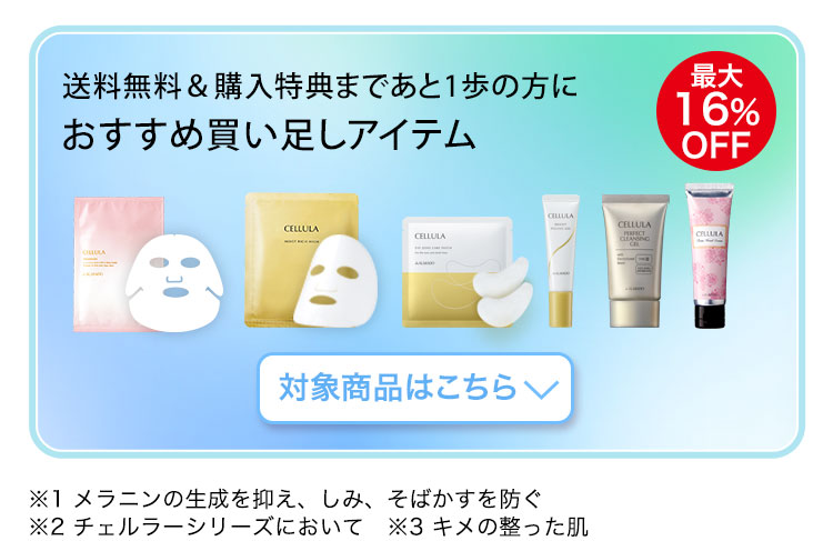 送料無料＆購入特典まであと1歩の方に おすすめ買い足しアイテム　対象商品はこちら