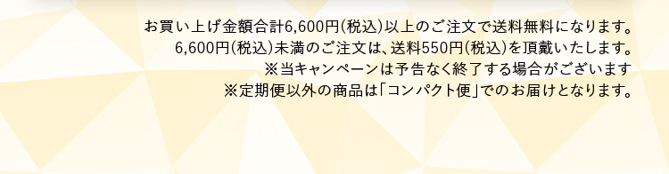送料・キャンペーン注意事項