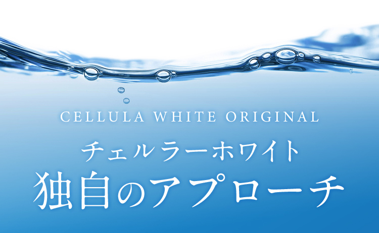 チェルラーホワイト独自のアプローチ