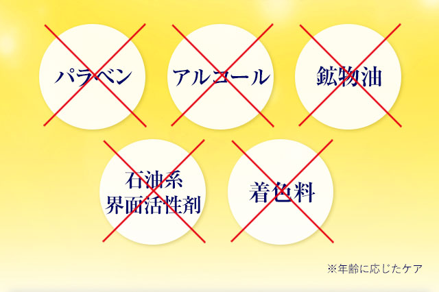 5つの無添加！