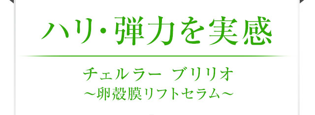 ハリ・弾力を実感