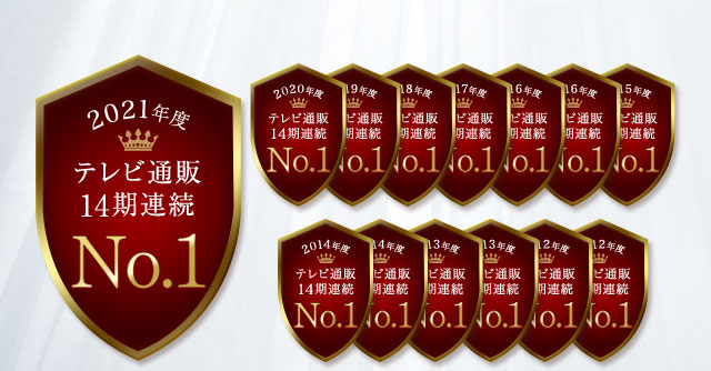 卵殻膜スキンケア売上実績テレビ通販13期連続No.1