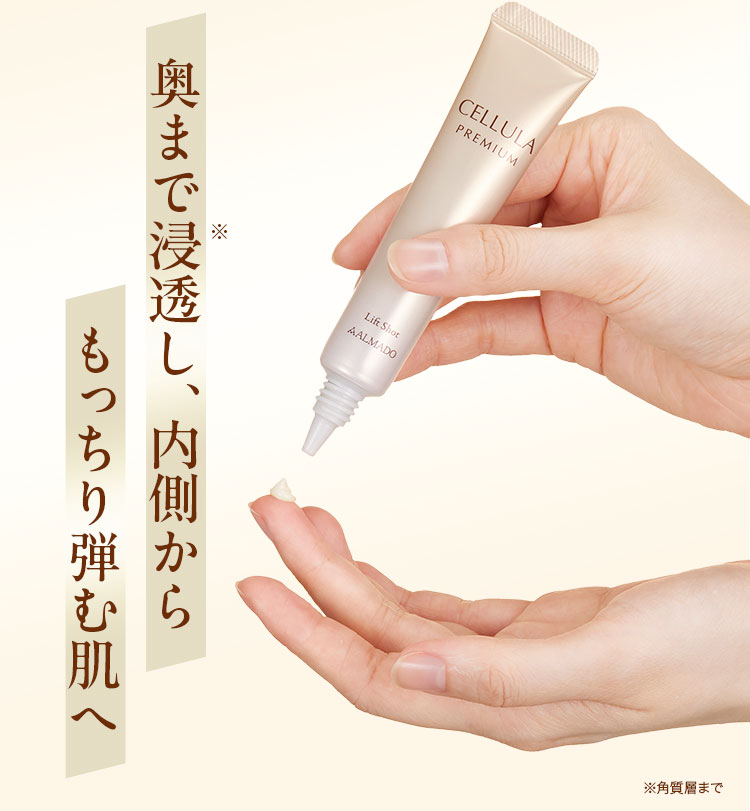 奥まで浸透し、内側からもっちり弾む肌へ